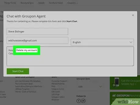 Image titled Delete a Groupon Account on PC or Mac Step 7