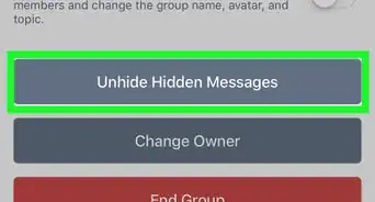 Hide Groupme Messages on iPhone or iPad