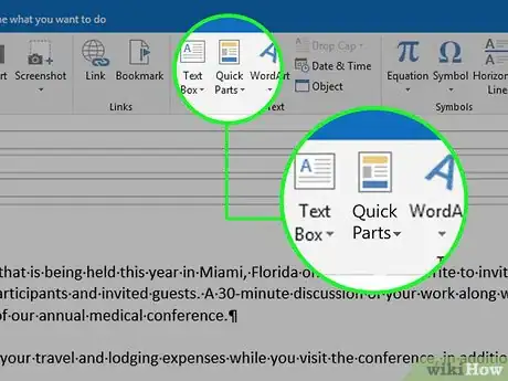 Image titled Save Quick Parts in Outlook Step 6