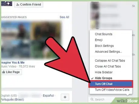 Image titled Appear As Away on Facebook Step 4