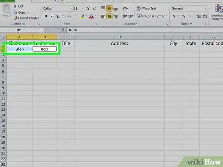 Image titled Create Address Labels from Excel on PC or Mac Step 3