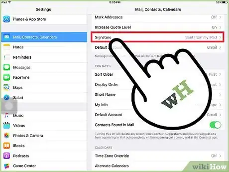 Image titled Change the Email Signature on an iPad Step 18