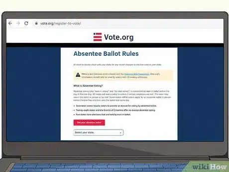 Image titled Vote by Mail Step 2