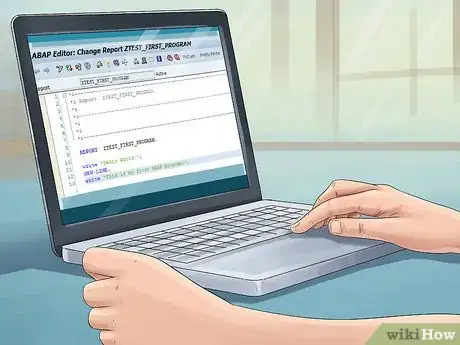 Image titled Create an ABAP Program Step 7