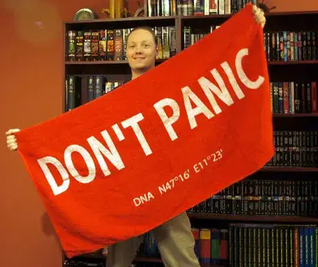 Image titled If you're really organized, your towel will express the sentiment!