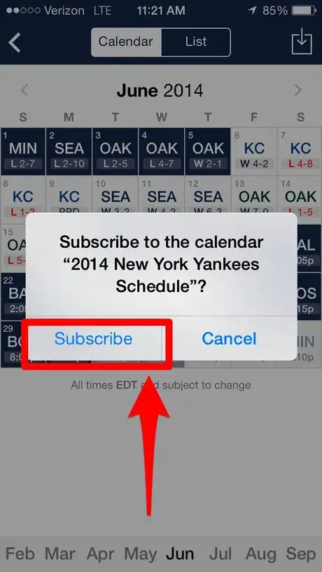 Image titled MLB schedule on iPhone 6