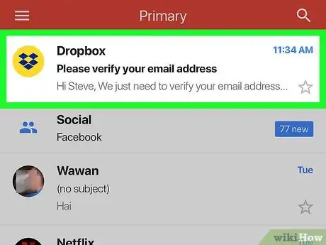 Image titled Change Your Email on Dropbox on iPhone or iPad Step 10