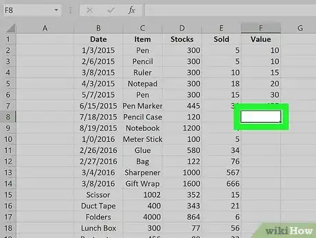 Image titled Fill Blank Cells in Excel Step 8