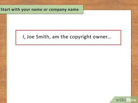 Image titled Write a Copyright Release Step 4