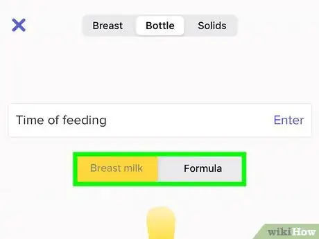 Image titled Log a Feeding Time in the Glow Baby App on an iPhone Step 9