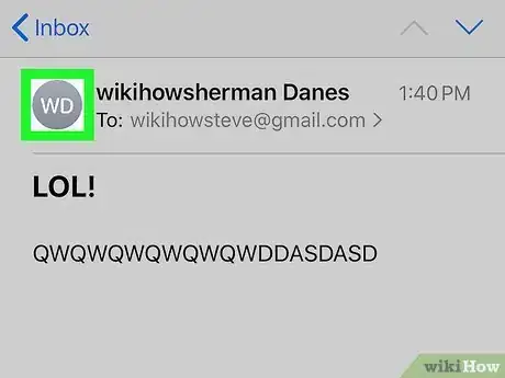 Image titled Block Senders in the Mail App on iPhone or iPad Step 3