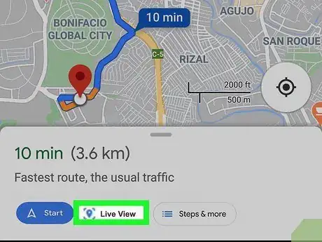Image titled Use Live View in Google Maps Step 5