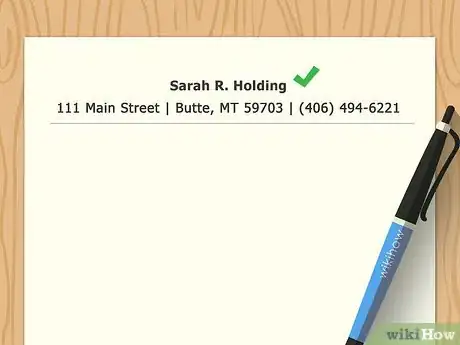 Image titled Format a Resume Step 1