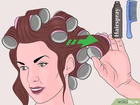 Image titled Set Dry Hair Step 4