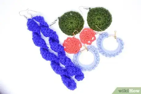 Image titled Crochet Earrings Final