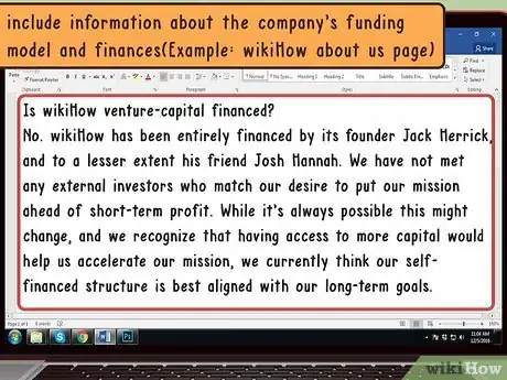 Image titled Write a Company Profile for a Website Step 10