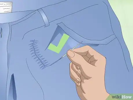 Image titled Sew a Hole in Jeans Step 6