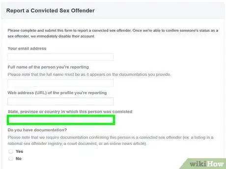 Image titled Report a Sex Offender on Facebook Step 6