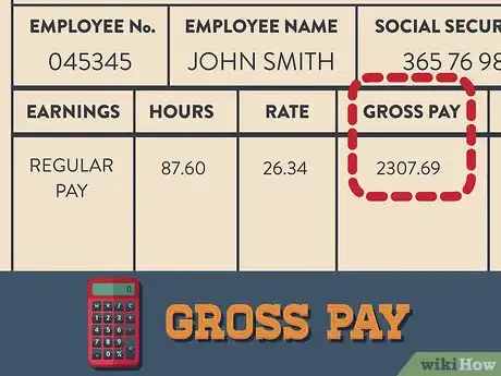 Image titled Read a Pay Check Stub Step 2