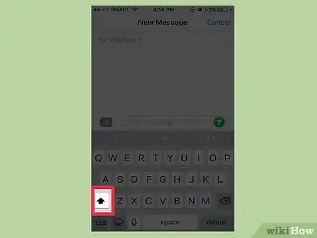 Image titled Access the Caps Lock Key on an iPhone Step 6