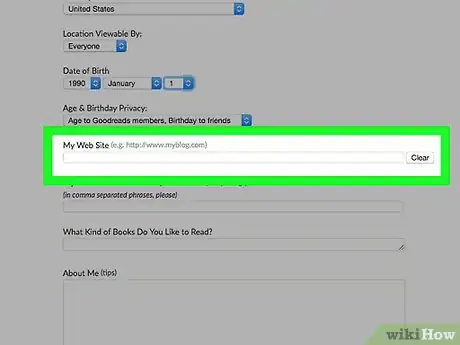 Image titled Manage Your Public Profile Information on Goodreads Step 15