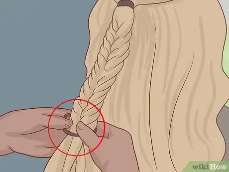 Image titled Make a Half‐Up Fishtail Ponytail Step 8