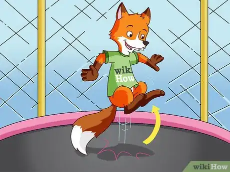 Image titled Do a Knee Flip on a Trampoline Step 05