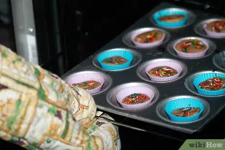 Image titled Bake With Silicone Cupcake Liners Step 7