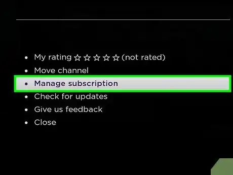 Image titled Cancel Starz on a Roku Step 4