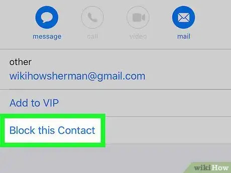 Image titled Block Senders in the Mail App on iPhone or iPad Step 5