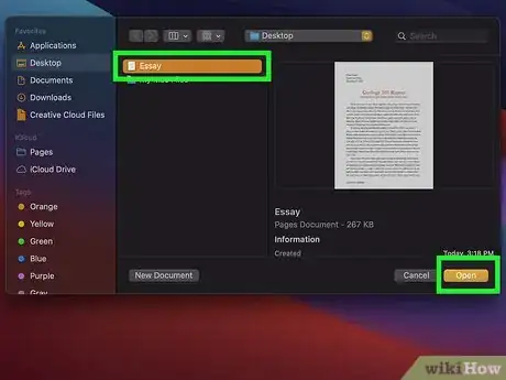 Image titled Password Protect a Document on Mac Step 7