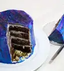 Make a Galaxy Mirror Cake