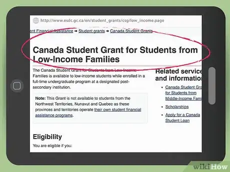 Image titled Apply for Government Grants in Canada Step 5