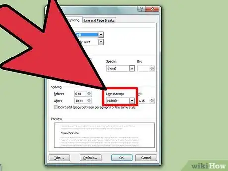 Image titled Double Space in Word 2007 Step 5
