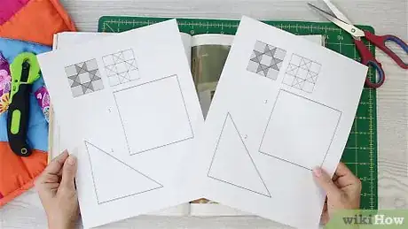 Image titled Make Quilt Templates Step 1