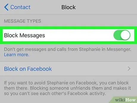 Image titled Block a Contact in Facebook Messenger on iPhone or iPad Step 5