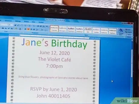 Image titled Create Your Own Birthday Invitations Step 15