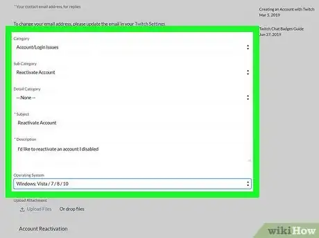 Image titled Reactivate a Twitch Account Step 2