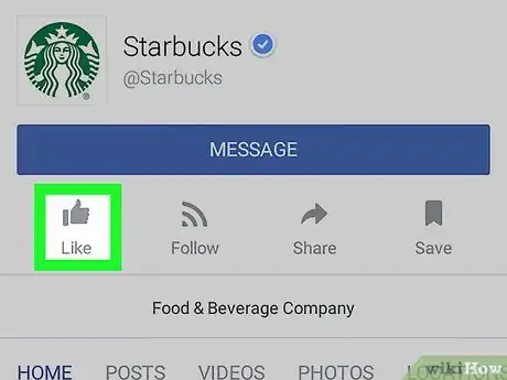 Image titled Tag a Facebook Business Page on Android Step 5