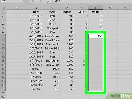 Image titled Fill Blank Cells in Excel Step 2