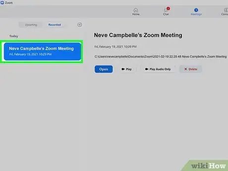 Image titled Delete a Zoom Recording Step 4
