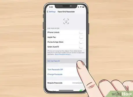 Image titled Set Up Face ID Step 3