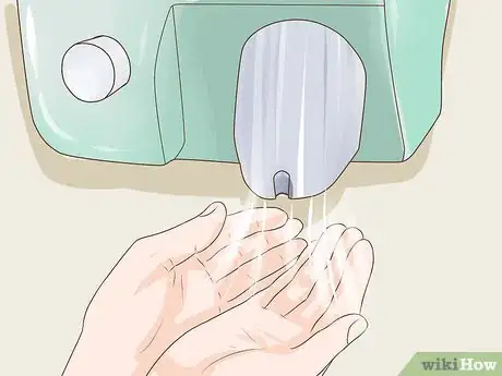 Image titled Dry Your Hands in a Public Bathroom Step 2