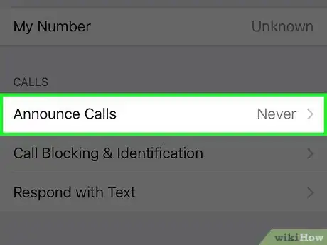 Image titled Set an iPhone to Always Announce Calls Step 3