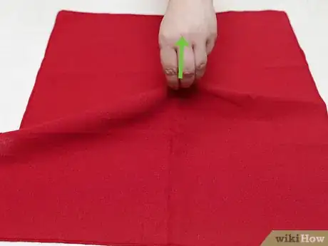 Image titled Fold a Napkin for a Napkin Ring Step 2