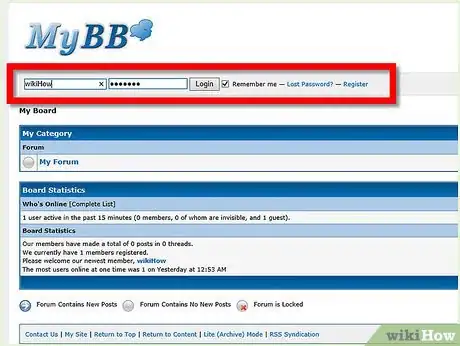 Image titled Create a Forum in MyBB Step 2