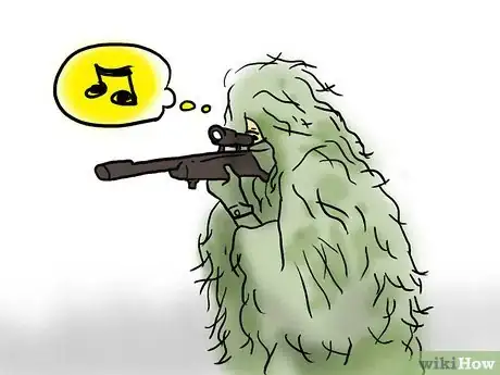 Image titled Stalk With a Ghillie (3D Camouflage) Suit Step 5