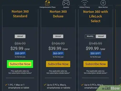 Image titled Buy Norton Antivirus Online Step 2