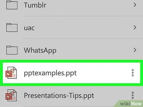 Image titled Edit the Footer on a PowerPoint Presentation on Android Step 2