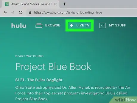 Image titled Watch Live TV on Hulu on PC or Mac Step 2